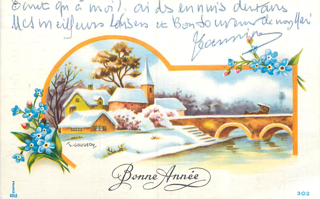 CPA Bonne Annee