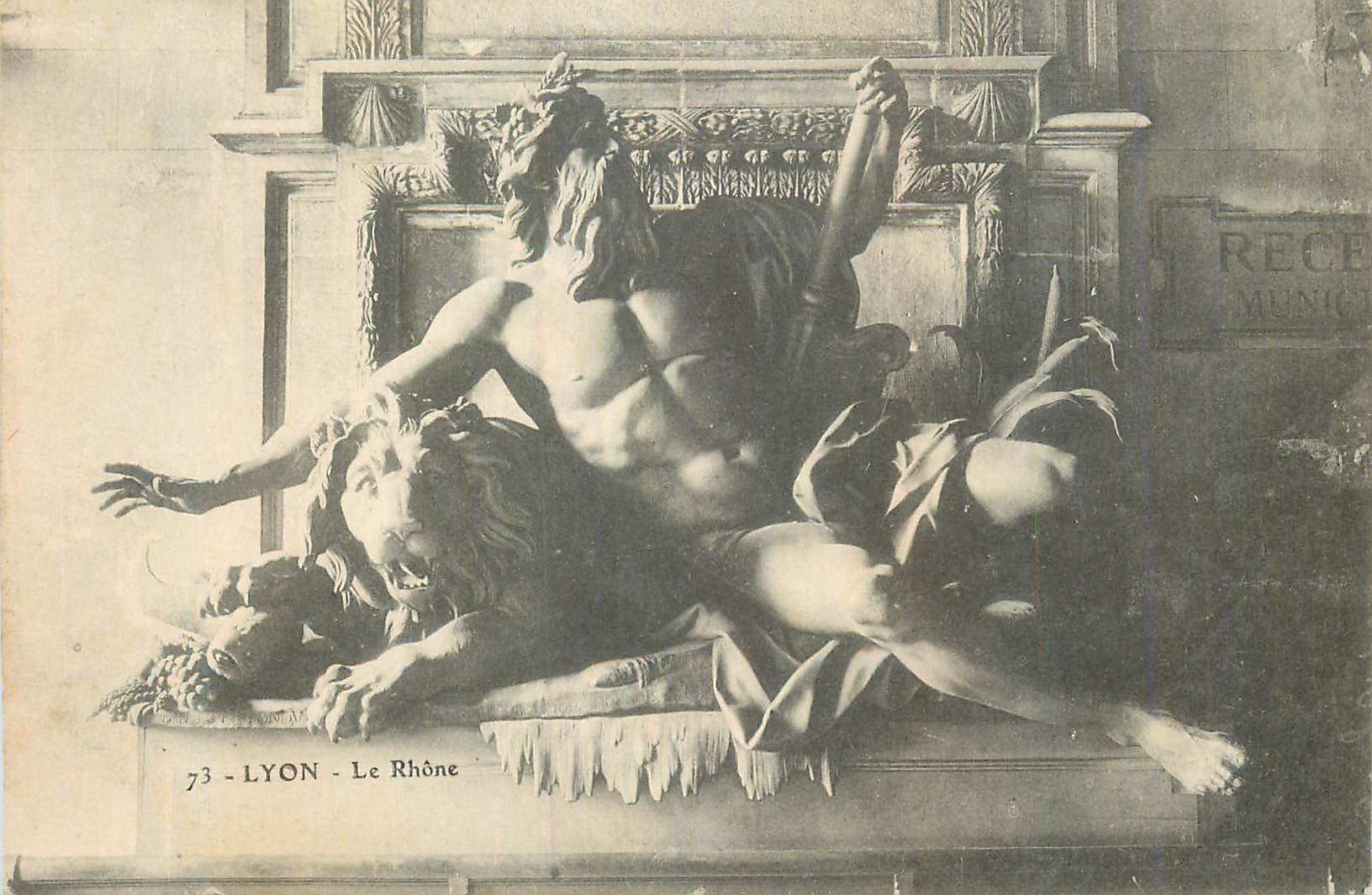 CPA Lyon Le Rhone Lion