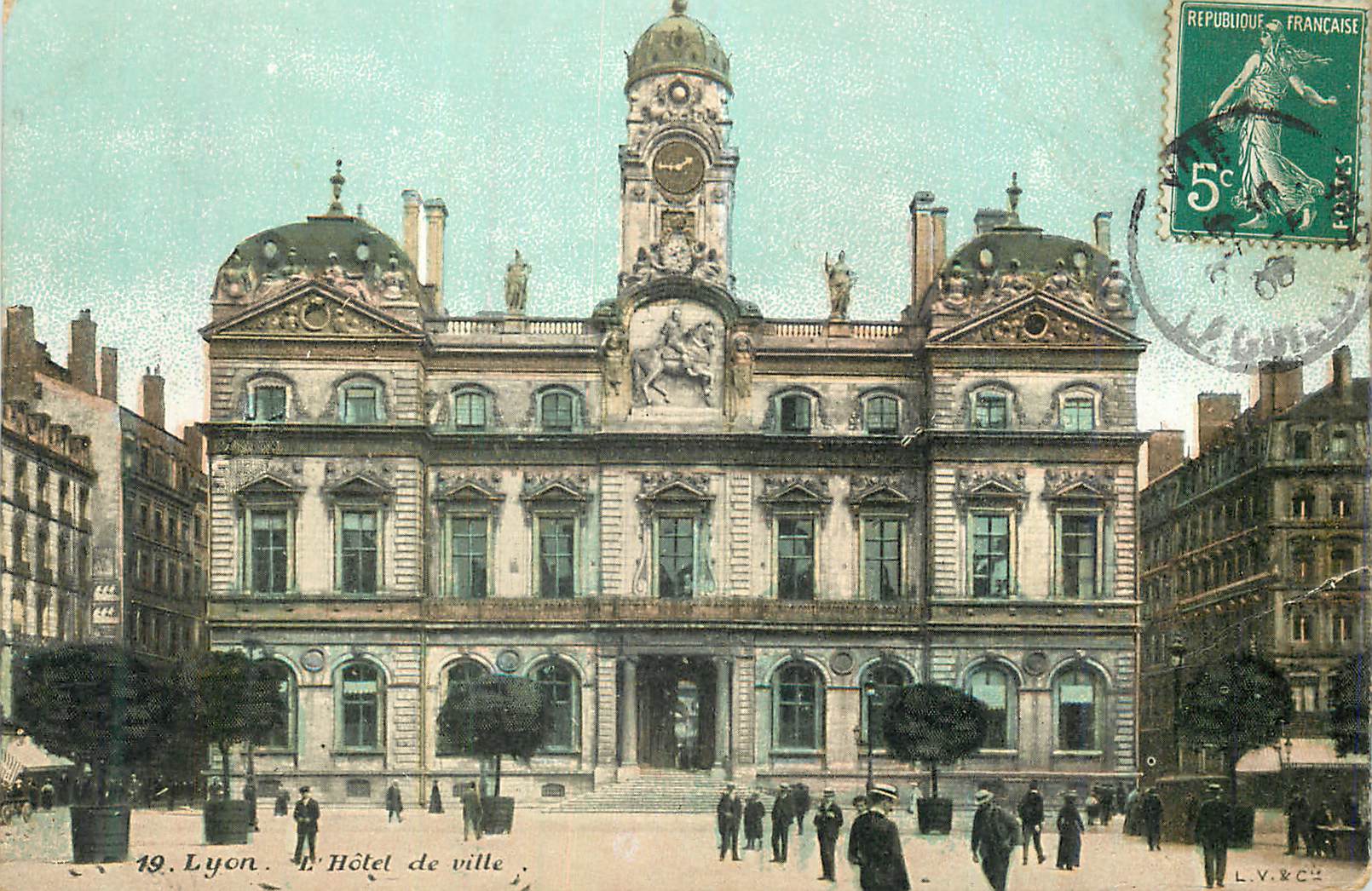 CPA Lyon L'Hotel de Ville