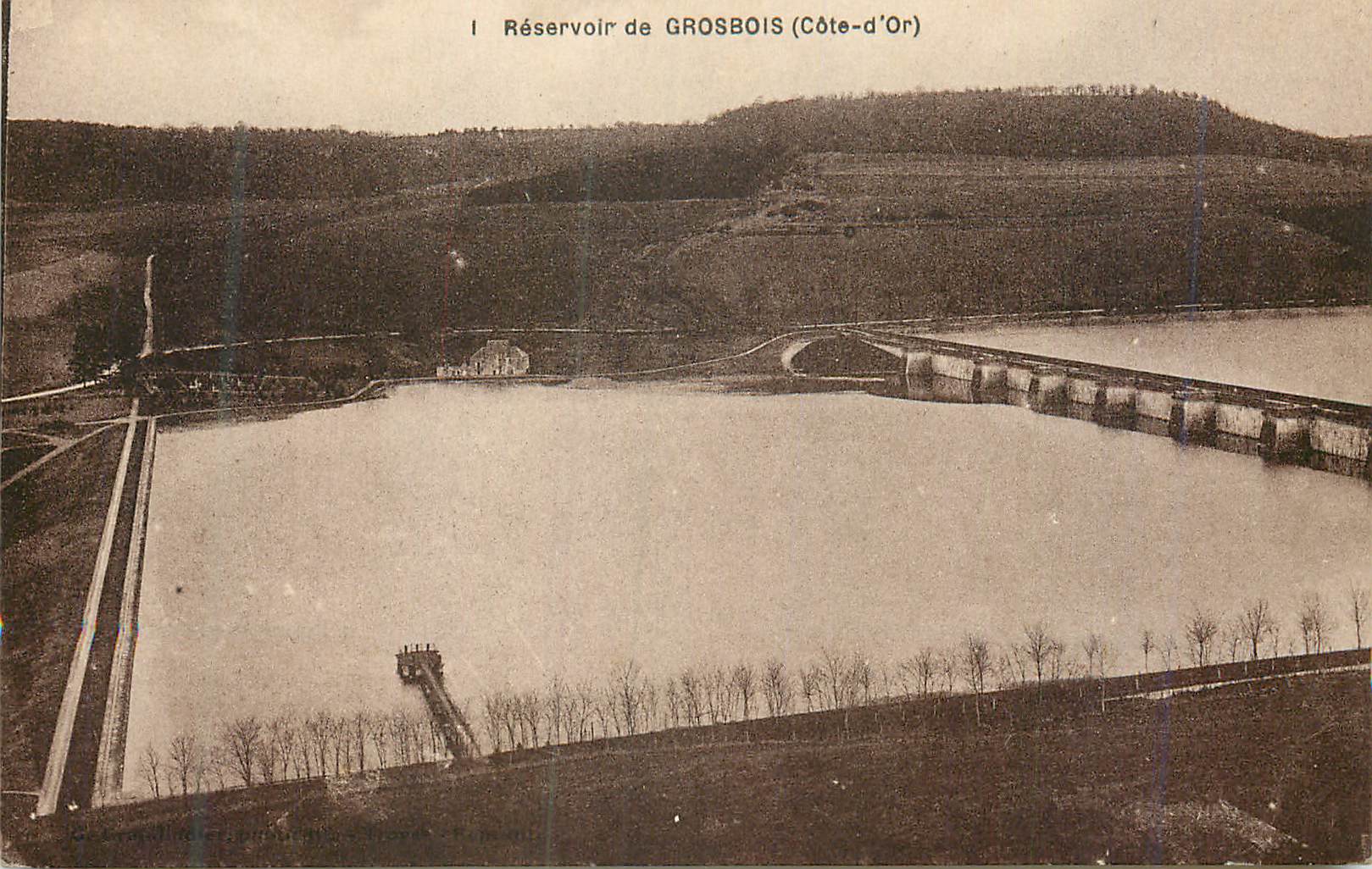 CPA Reservoir de Grosbois (Cote d'Or)