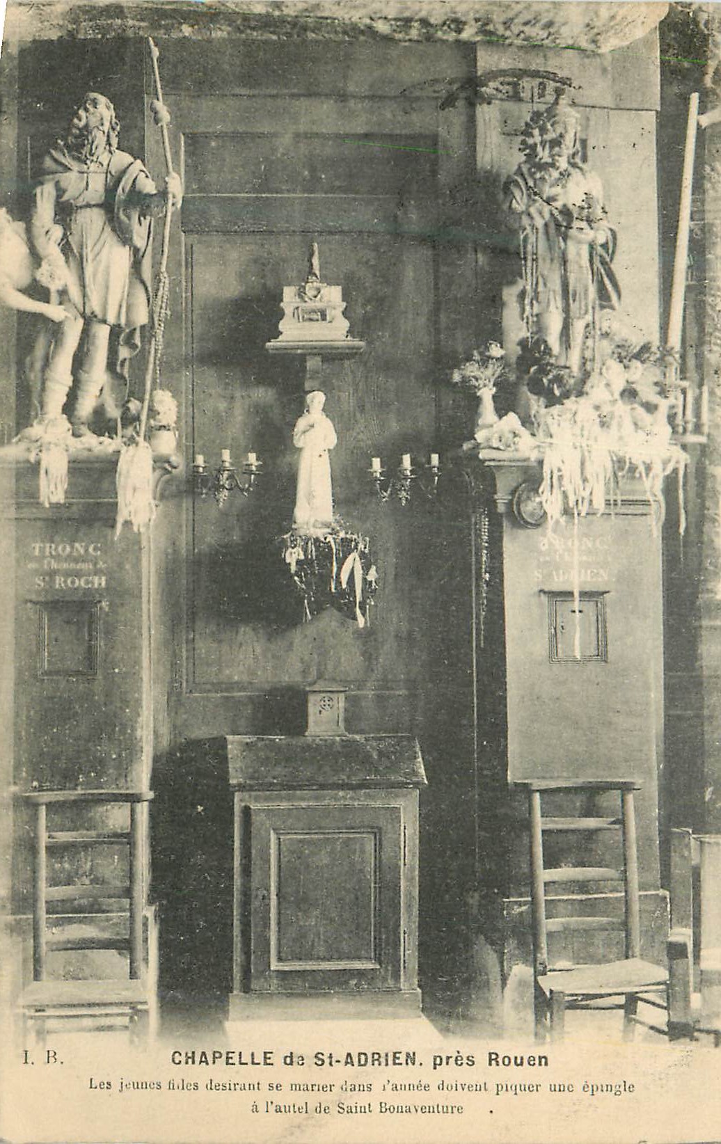 CPA Chapelle de Saint Adrien pres de Rouen