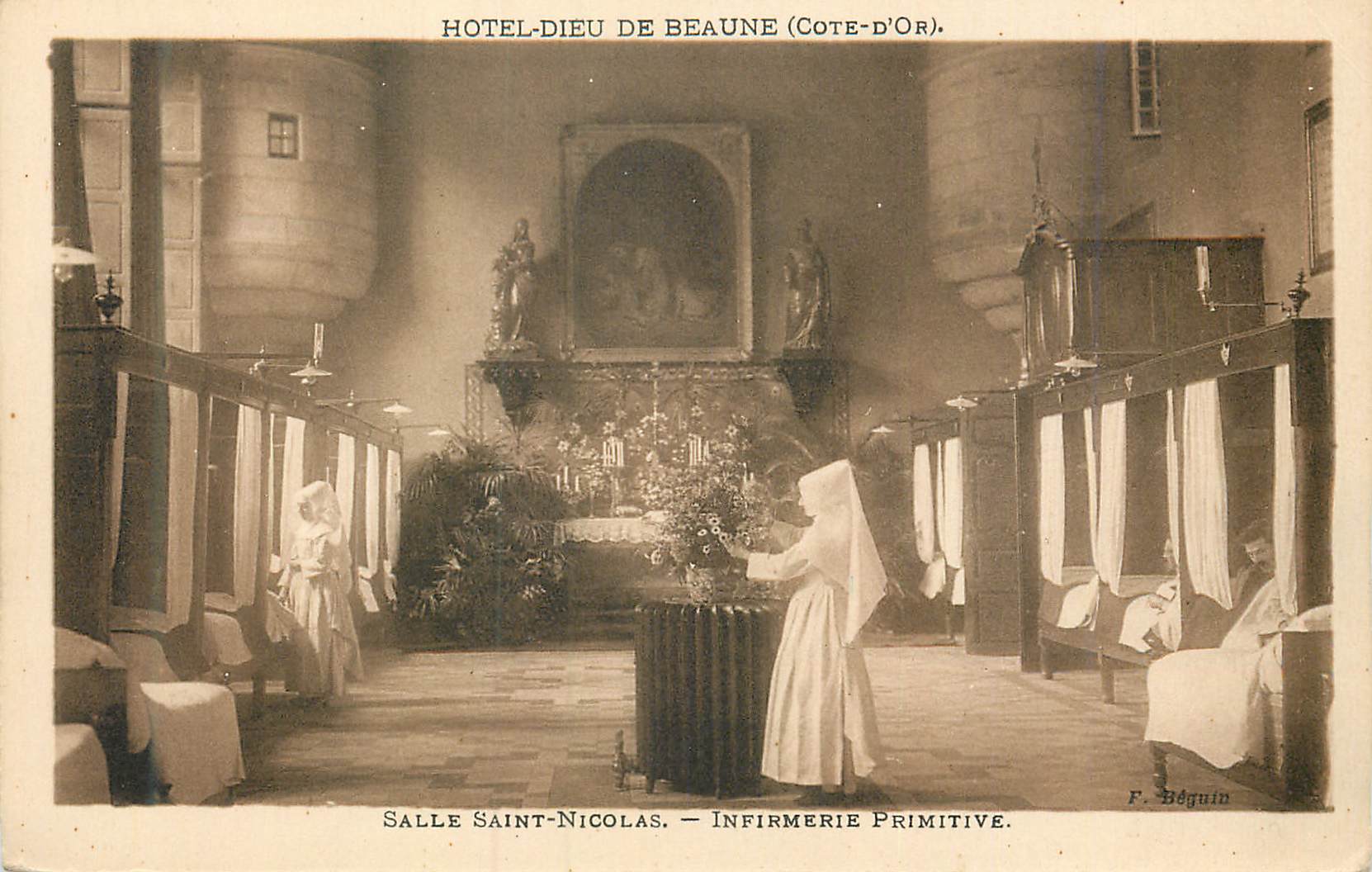 CPA Hotel Dieu de Beaune (Cote d'Or) Salle Saint Nicolas Infirmerie Primitive