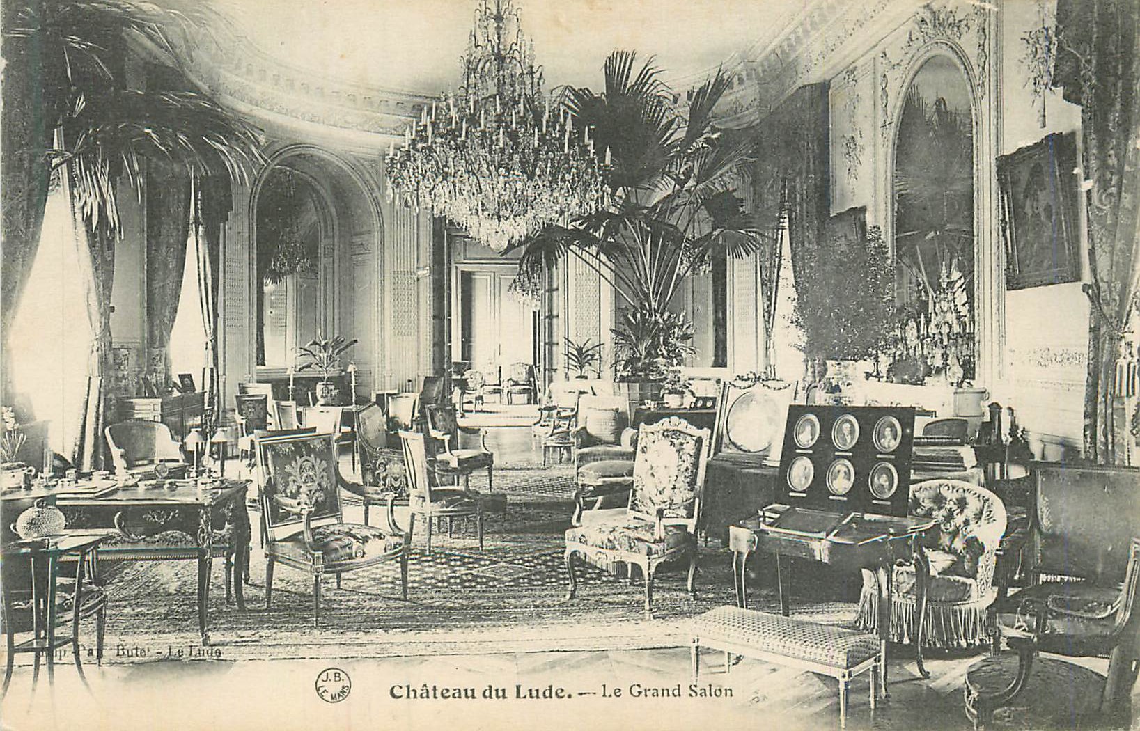CPA Chateau de Lude Le Grand Salon