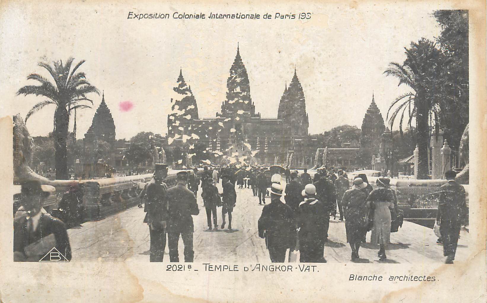 Temple d'Angkor-Vat — Exposition Coloniale Internationale de Paris 1931 — Blanche Architectes