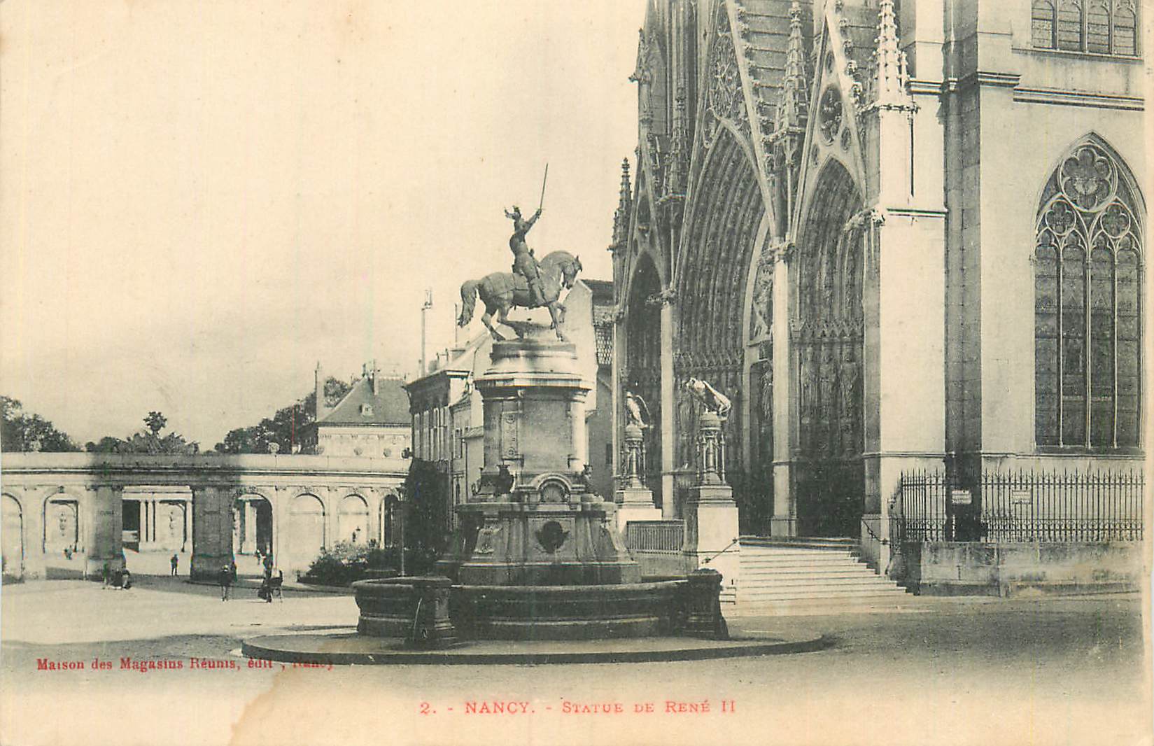CPA Nancy Statue de Rene II