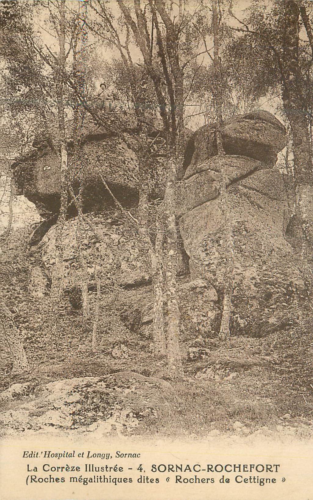 CPA Sornac Rochefort La Correze Illustree