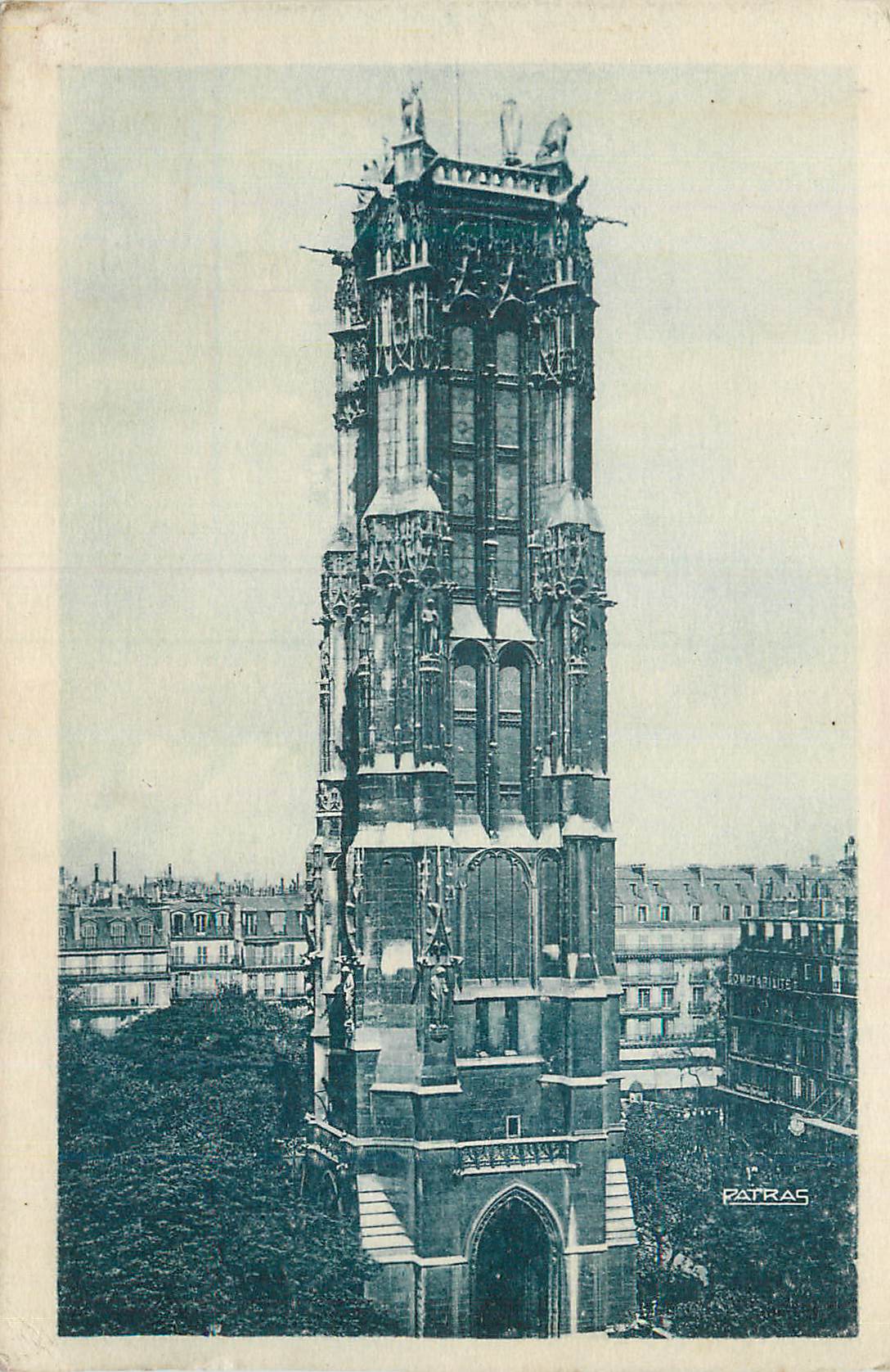 CPA Les Jolis Coins de Paris la Tour Saint Jacques
