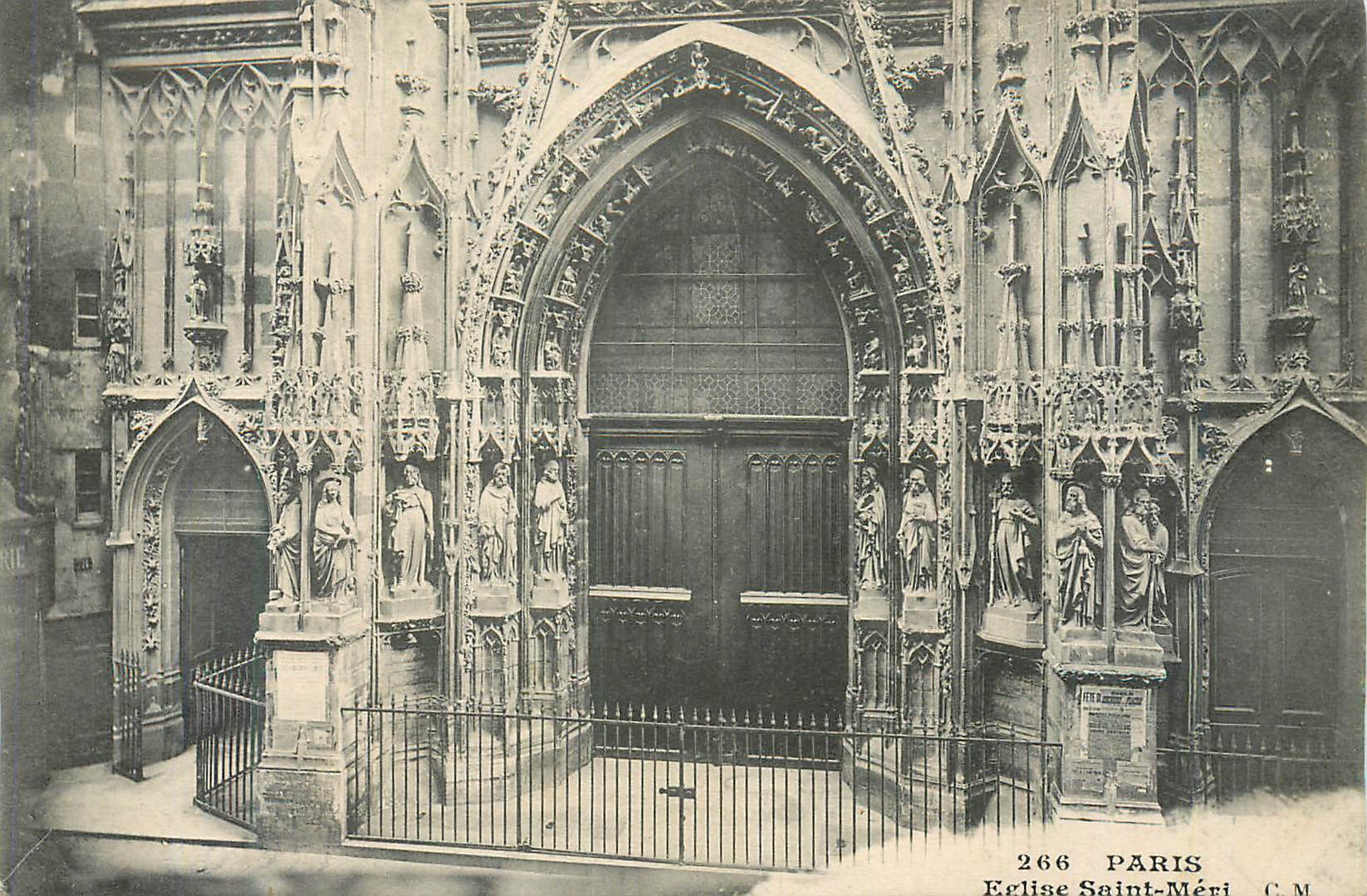 CPA Paris Eglise Saint Meri