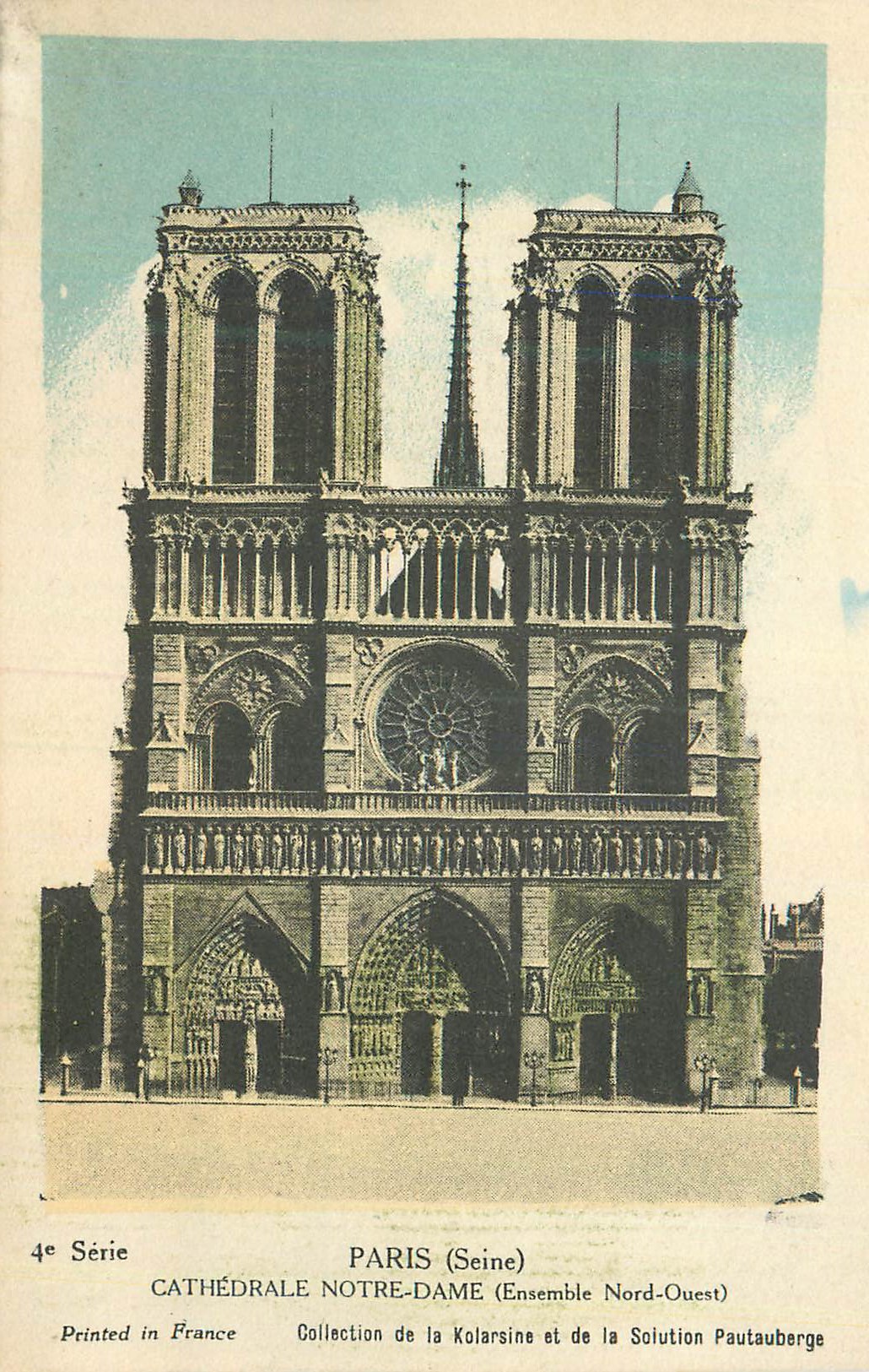 CPA Paris (Seine) Cathedrale Notre Dame