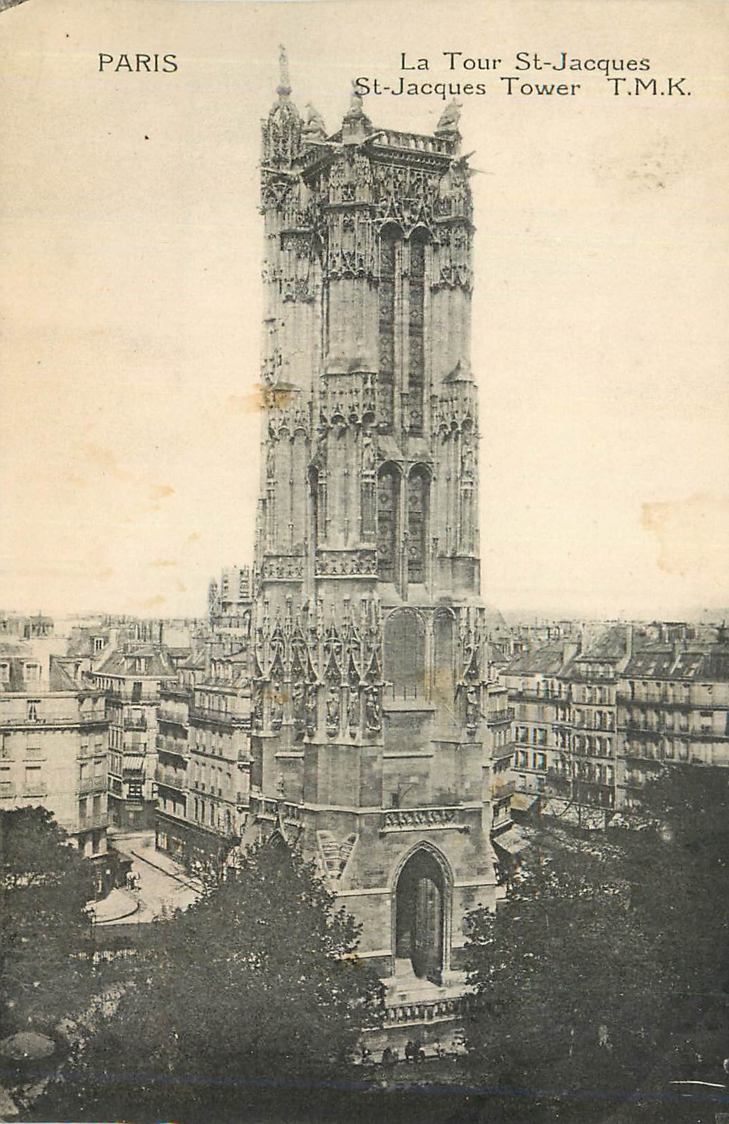 CPA Paris la Tour St Jacques