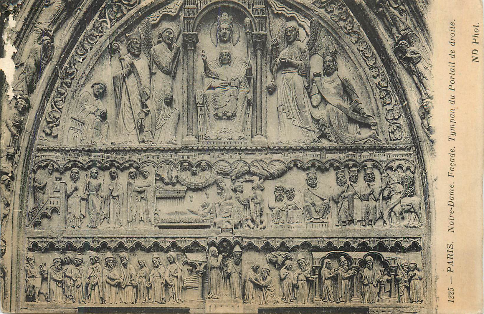 CPA Paris Notre Dame Facade