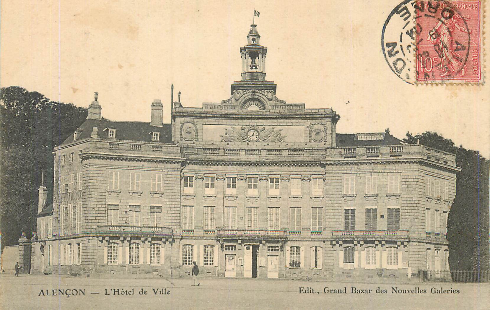 CPA Alencon l'Hotel de Ville