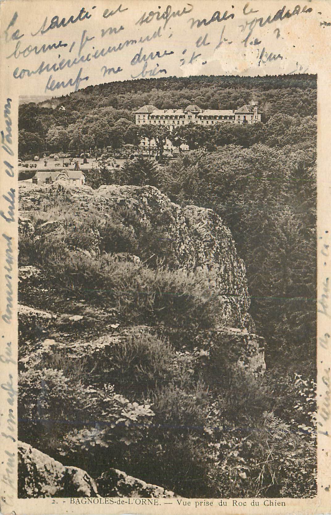 CPA Bagnoles de l'Orne Vue Prise du Roc du Chien