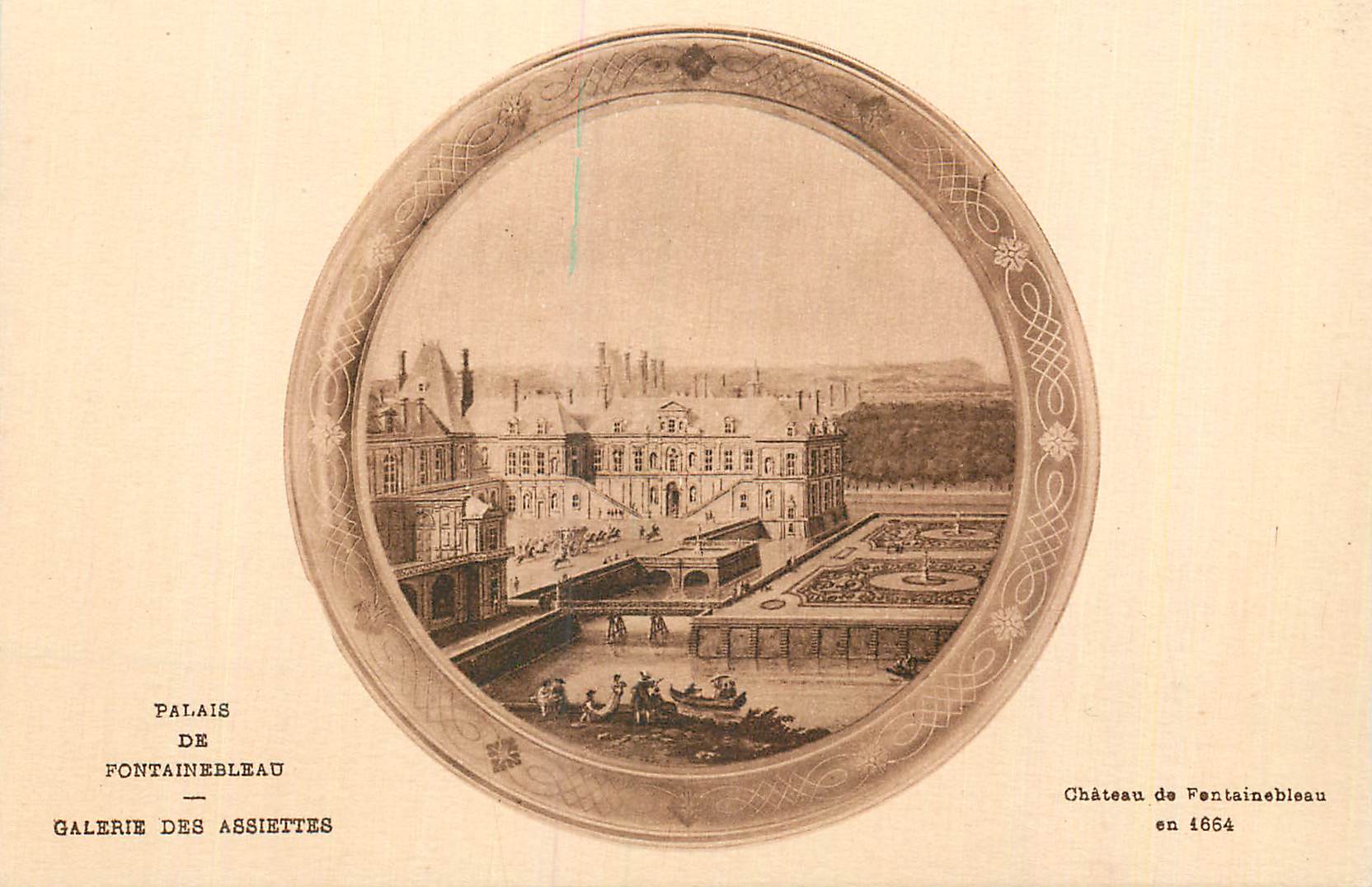 Schloss Fontainebleau — Galerie der Teller — Illustrierte Ausgabe