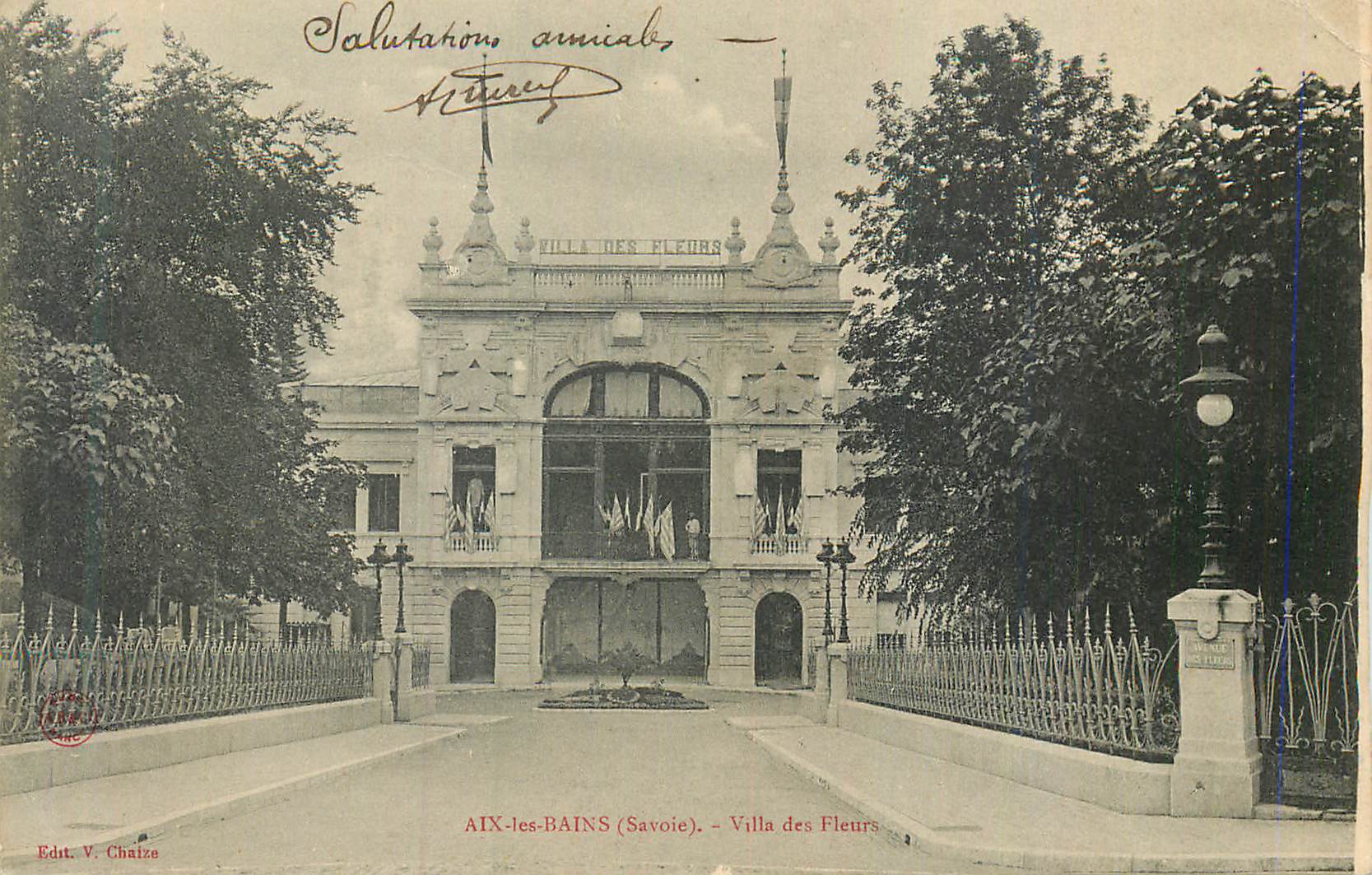 CPA Aix les Bains (Savoie) Villa des Fleurs