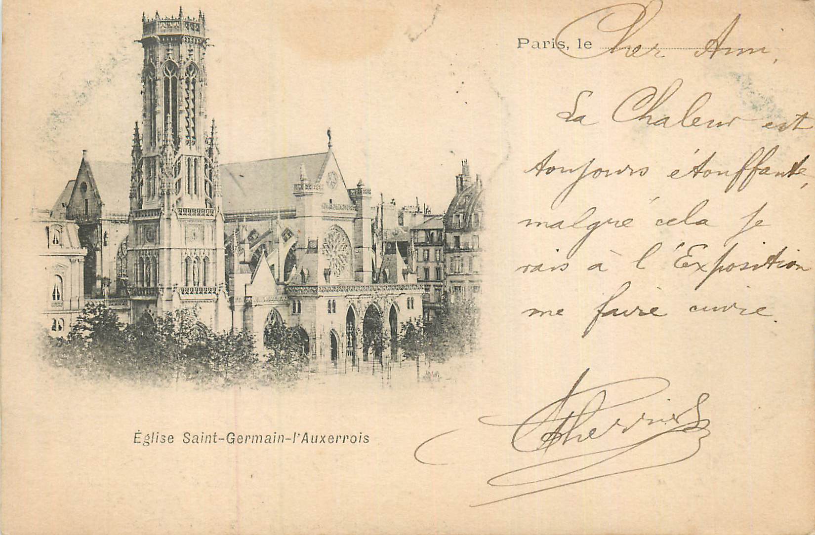 Église Saint-Germain-l'Auxerrois — Paris — Éditeur non identifié