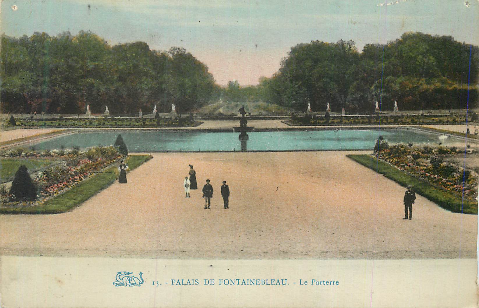 Palais de Fontainebleau — Le Parterre — Éditeur anonyme, n° 13