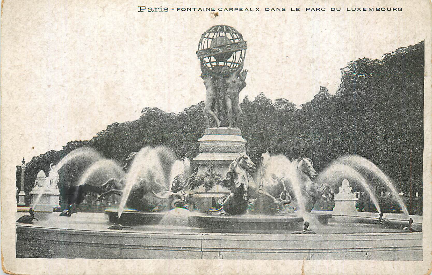 CPA Paris Fontaine Carpeaux dans le Parc du Luxembourg