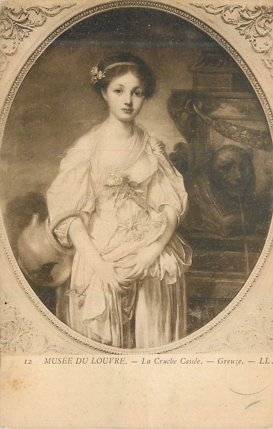 CPA Musee du Louvre La Cruche Cassee Creuze