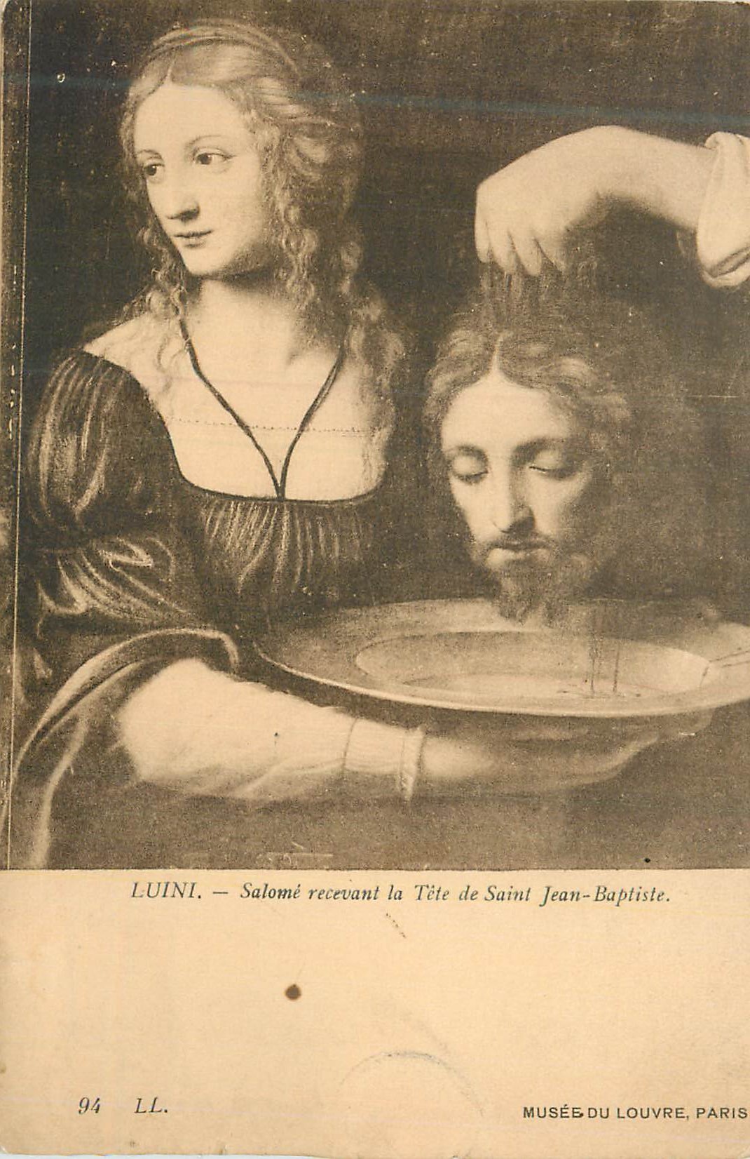 CPA Musee du Louvre Luii Salome Recevant la Tete  de Saint Jean Baptiste