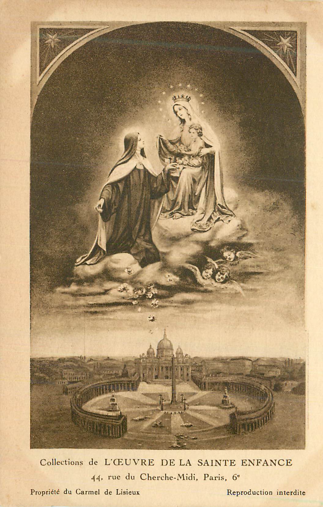 CPA Paris 6e Collections de l'Oeuvre de la Sainte Enfance