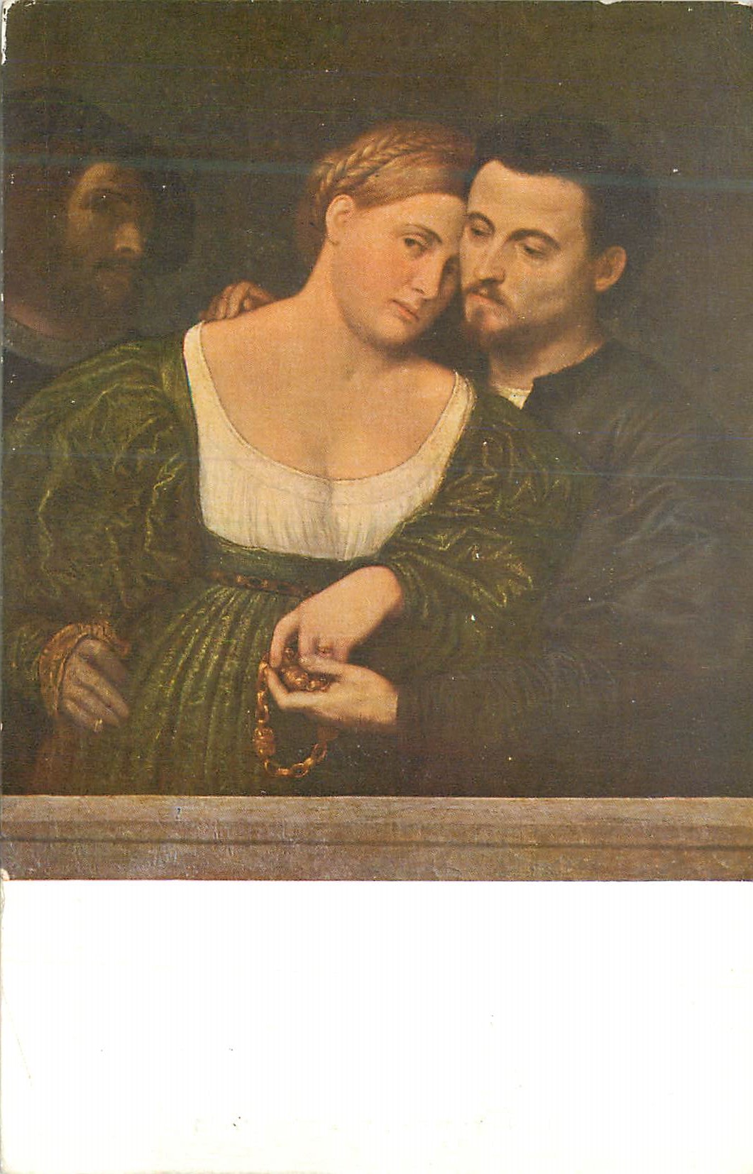 CPA Paris Bordone Gli amanti Veneziani Milano R Pinacoteca di Brera