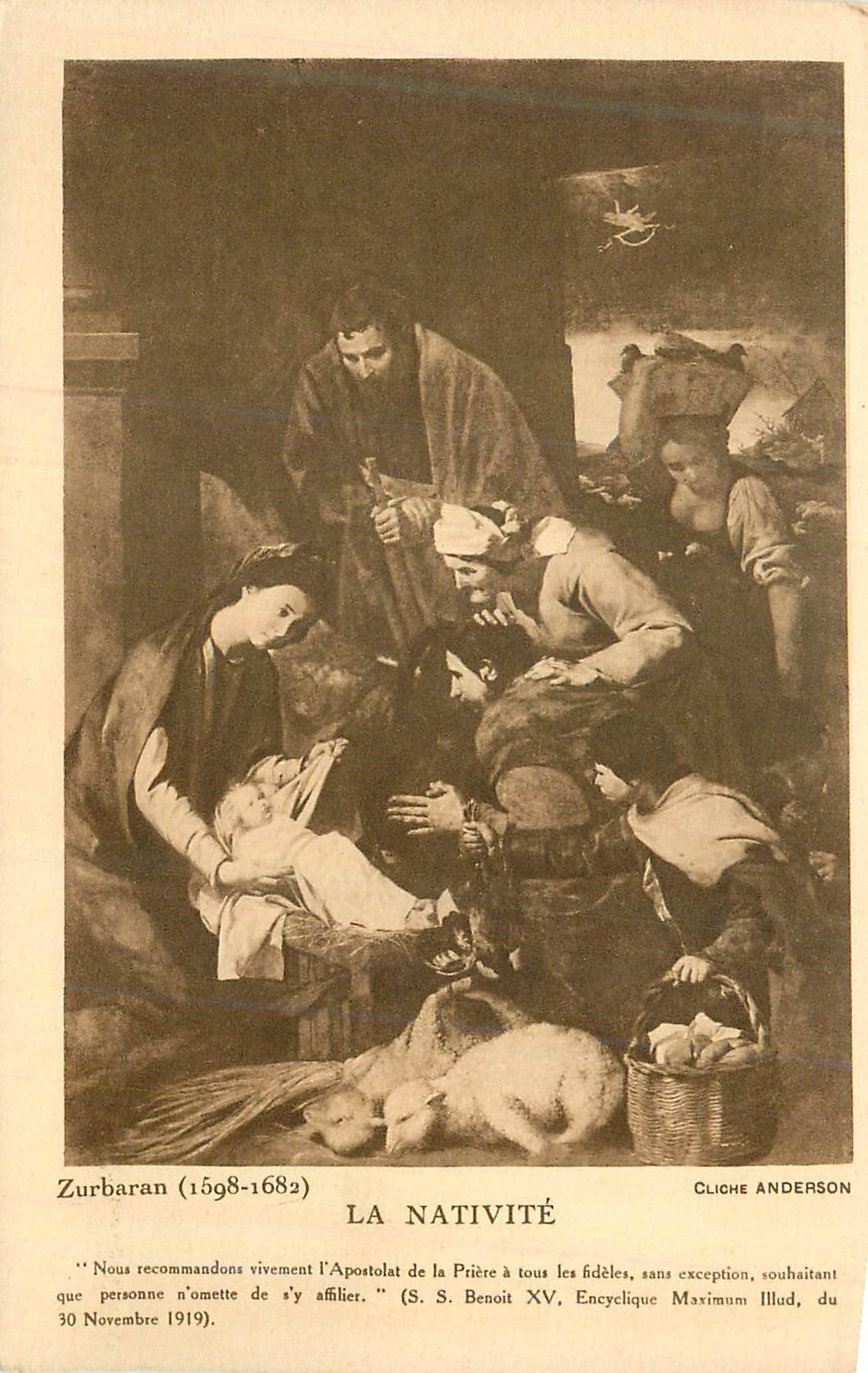 CPA La Nativite Zurbraran (1598 1682)