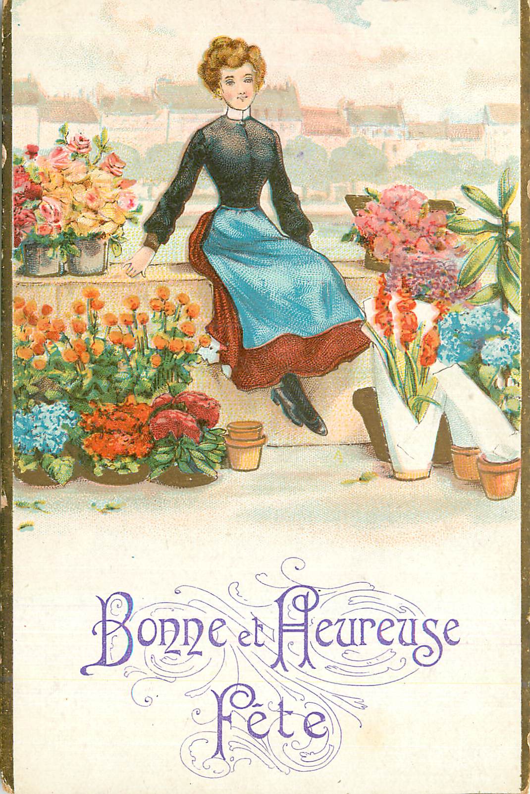 CPA Bonne et Heureuse Fete