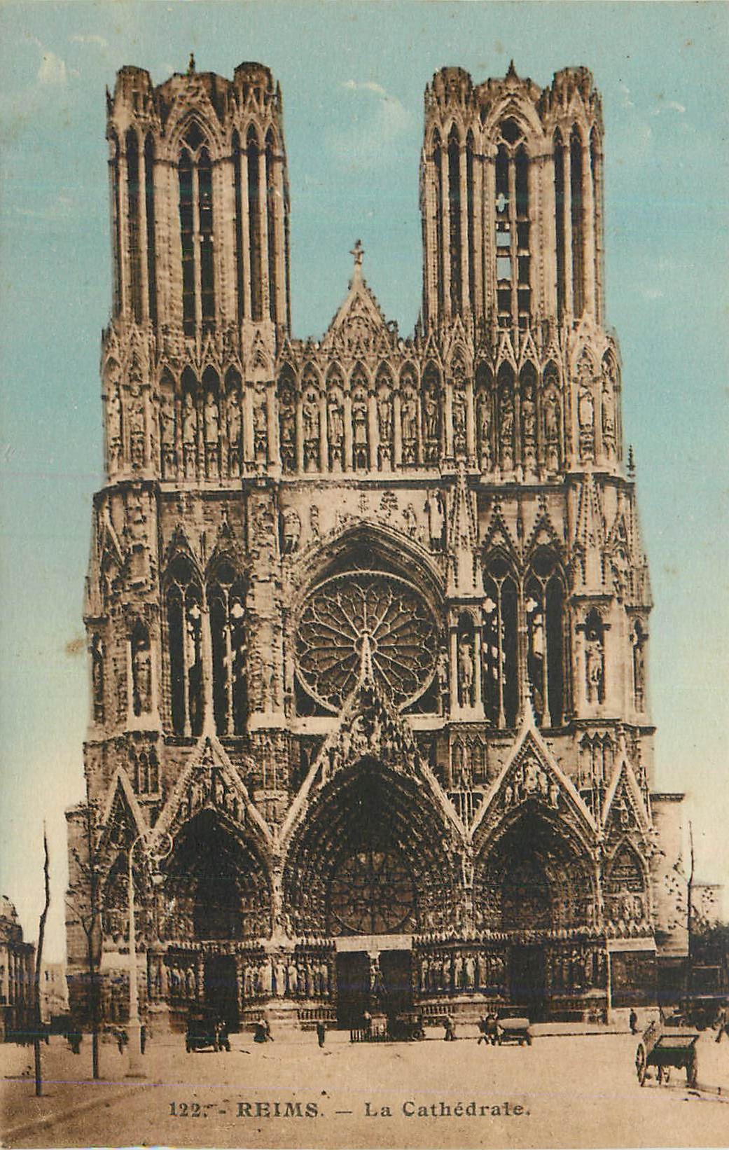 Reims — La Cathédrale — Éditeur anonyme, n° de série 1227