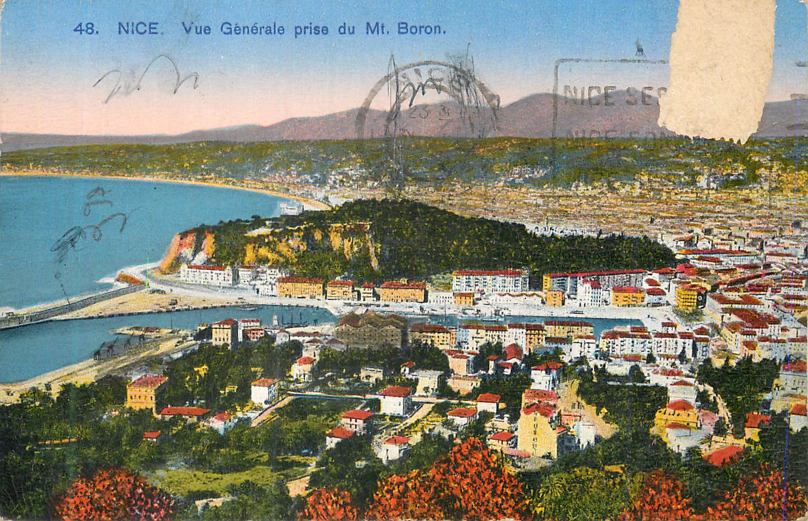 NICE. Vue Générale prise du Mt. Boron — 48 — éditeur inconnu