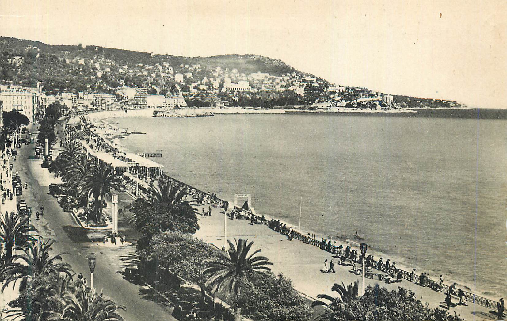 CPM Nice Promenade des Anglais Le Mont Boron