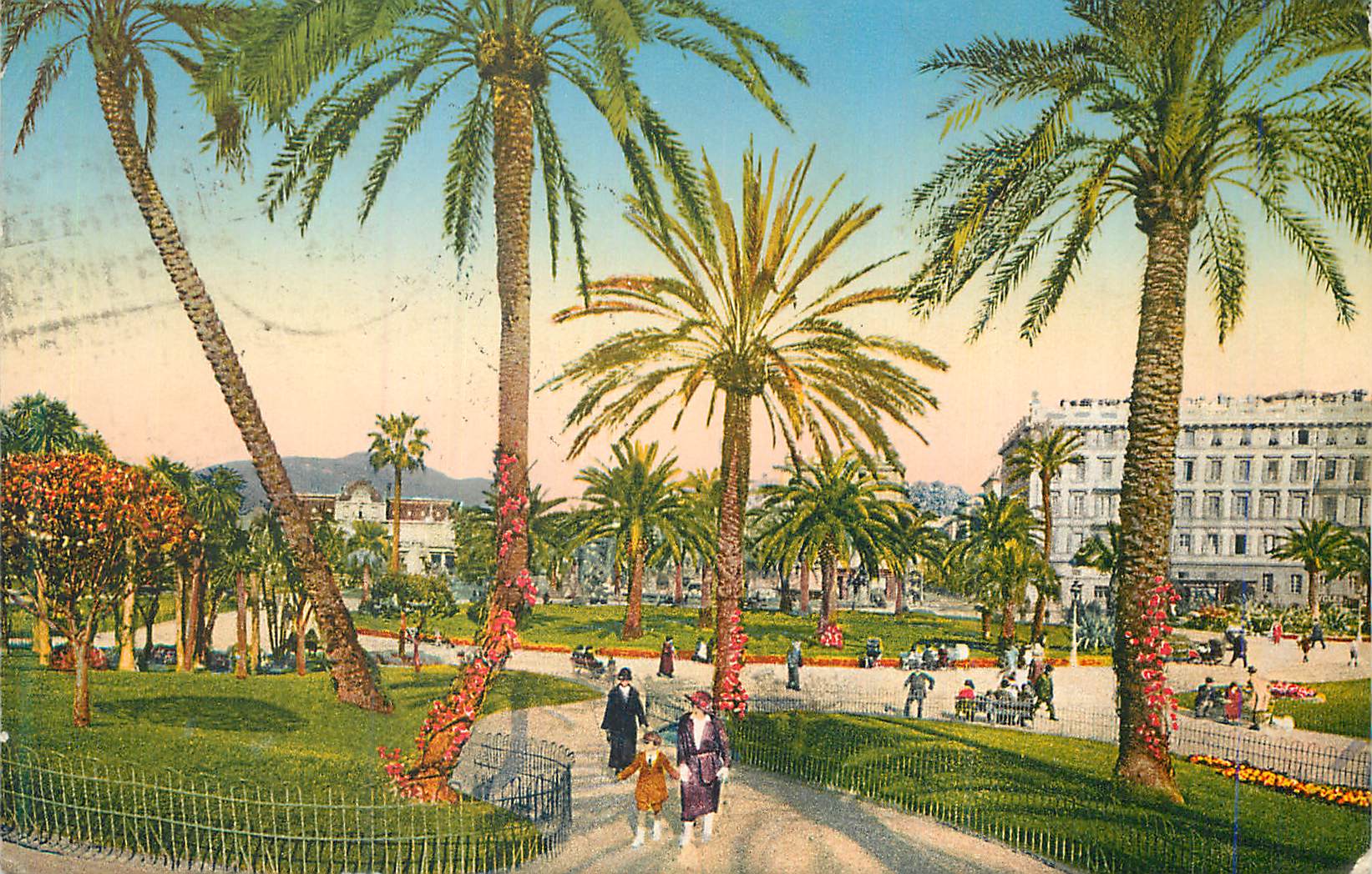 CPA Nice Le Jardin Albert 1er