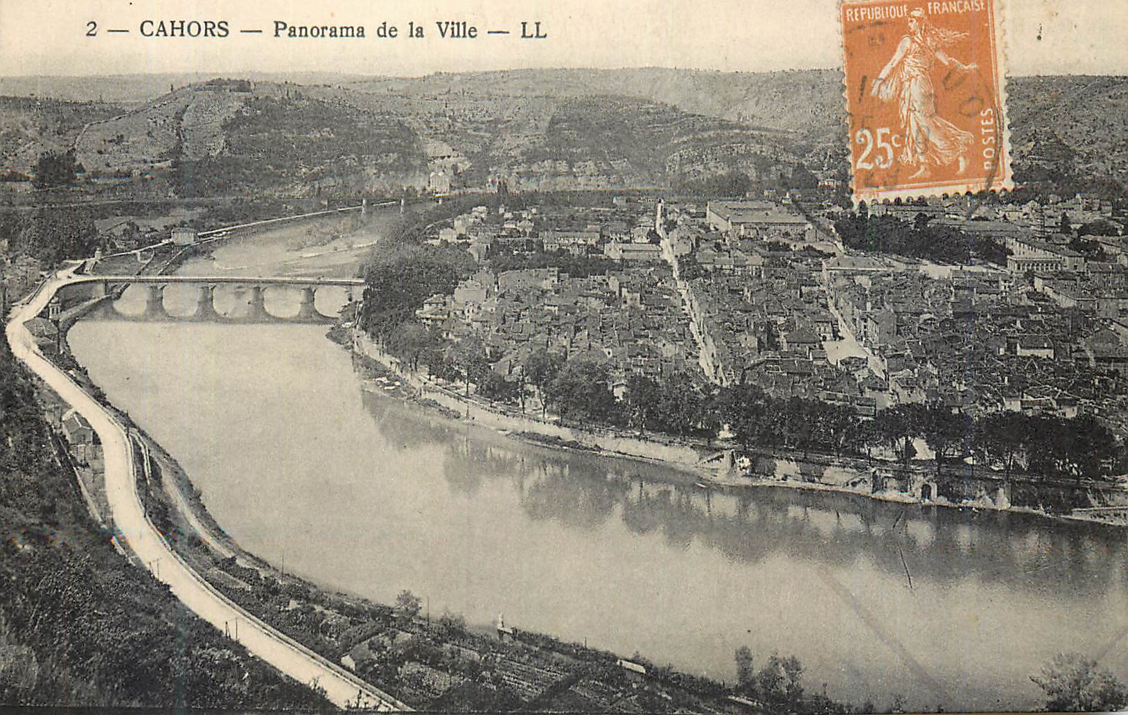 CPA Cahors Panorama de la Ville