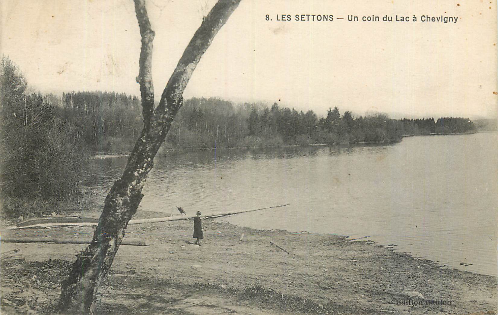 CPA Les Settons Un Coin du Lac a Chevigny