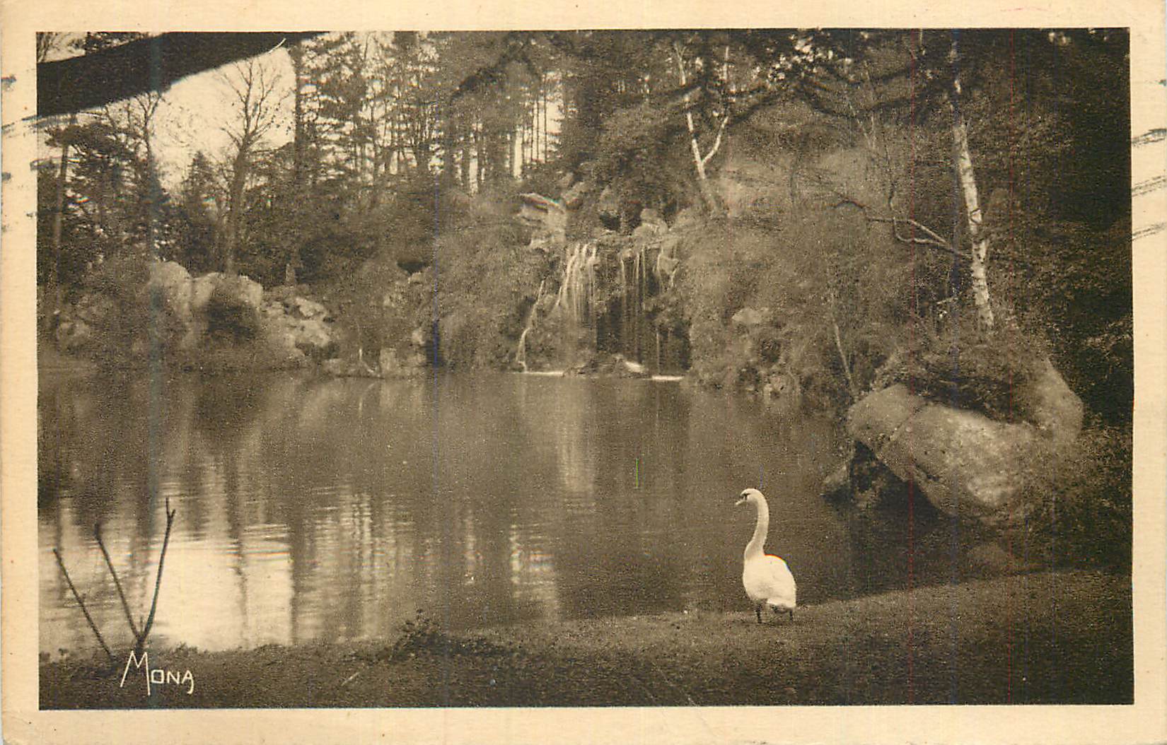 CPA Les Petits Tableaux de Paris Au Bois de Boulogne Le Cascade de Longchamp