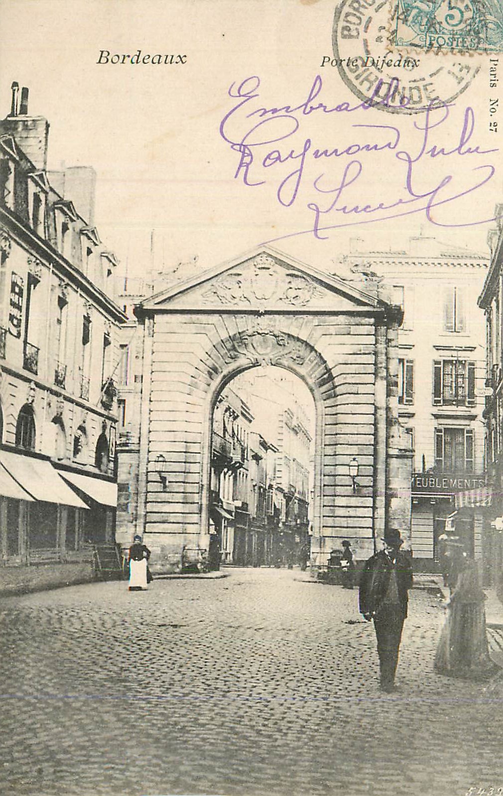 Bordeaux — Porte Dijeux — Verlag Paris Nr. 97