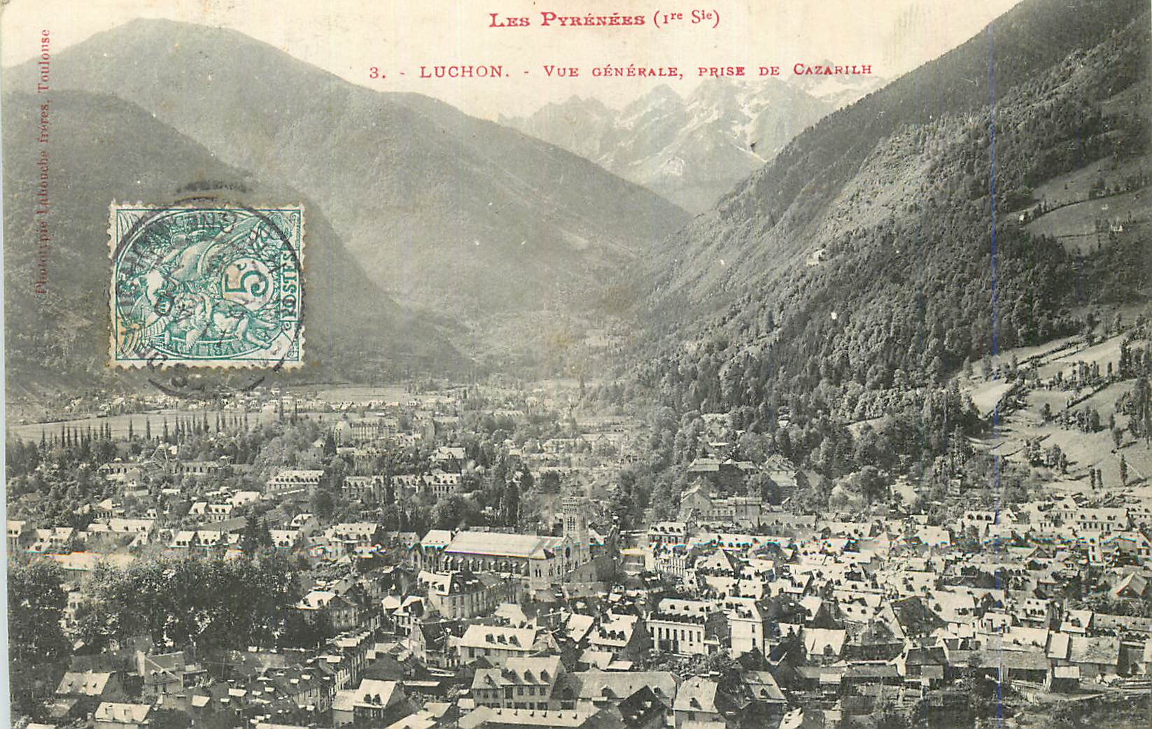 CPA Luchon Les Pyrenees Vue Generale