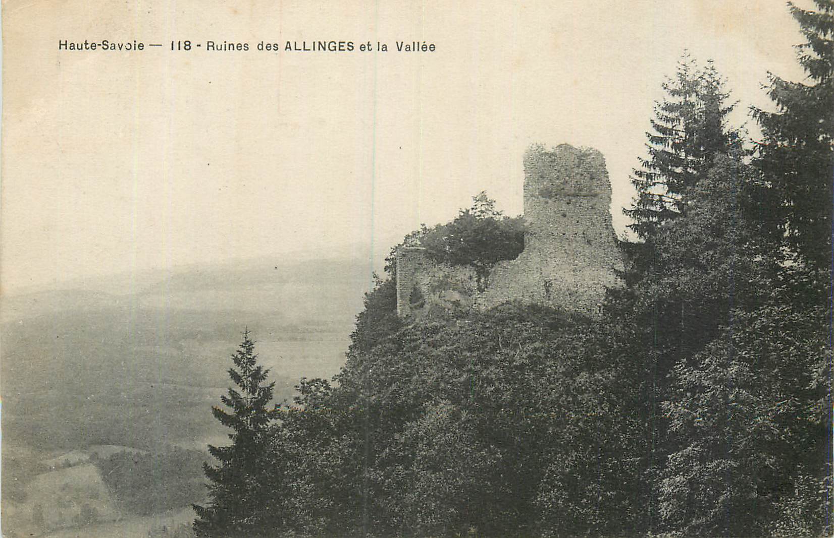 Haute-Savoie — Ruines des ALLINGES et la Vallée — 118