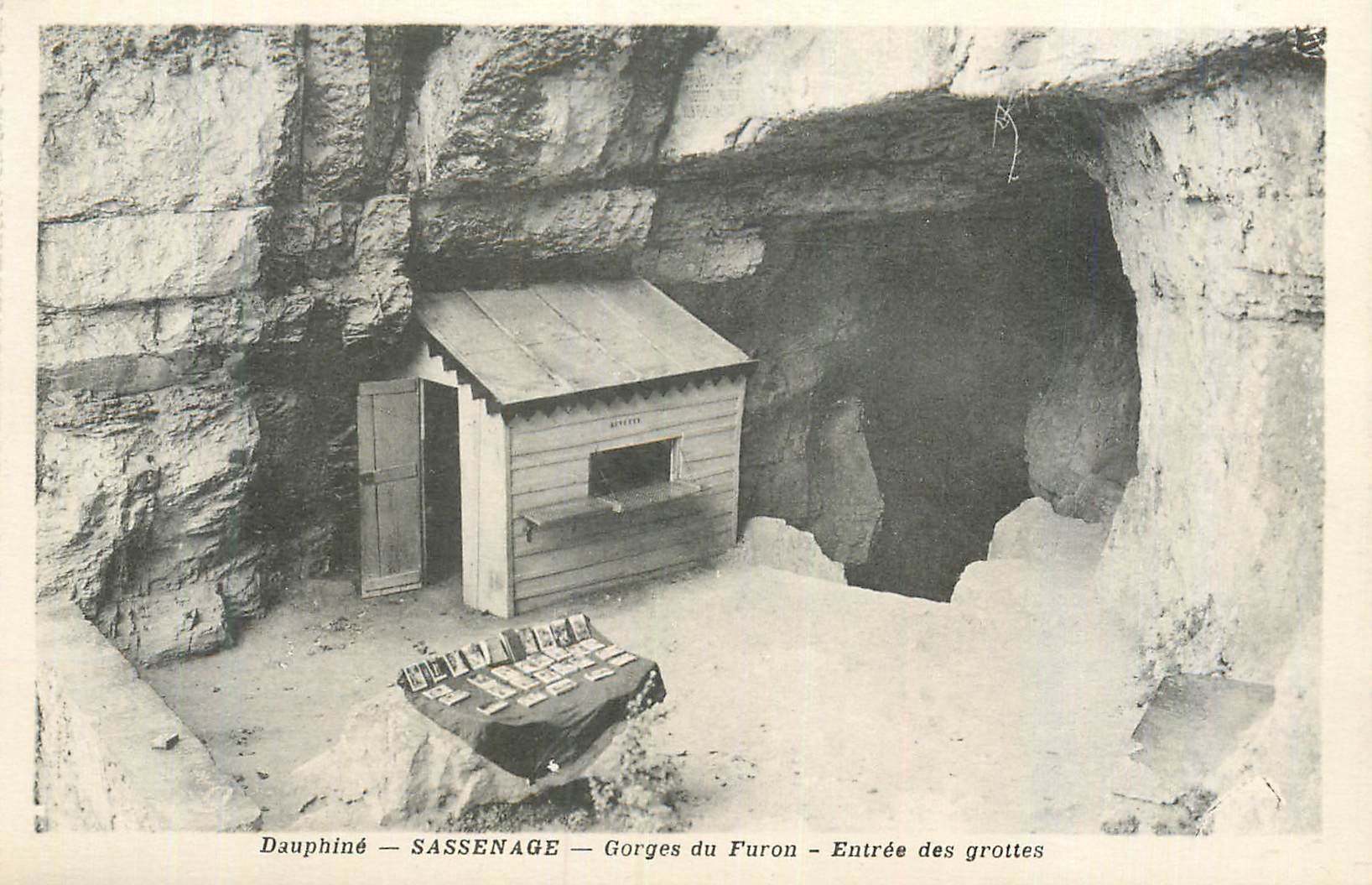 Dauphiné — SASSENAGE — Gorges du Furon — Entrée des grottes