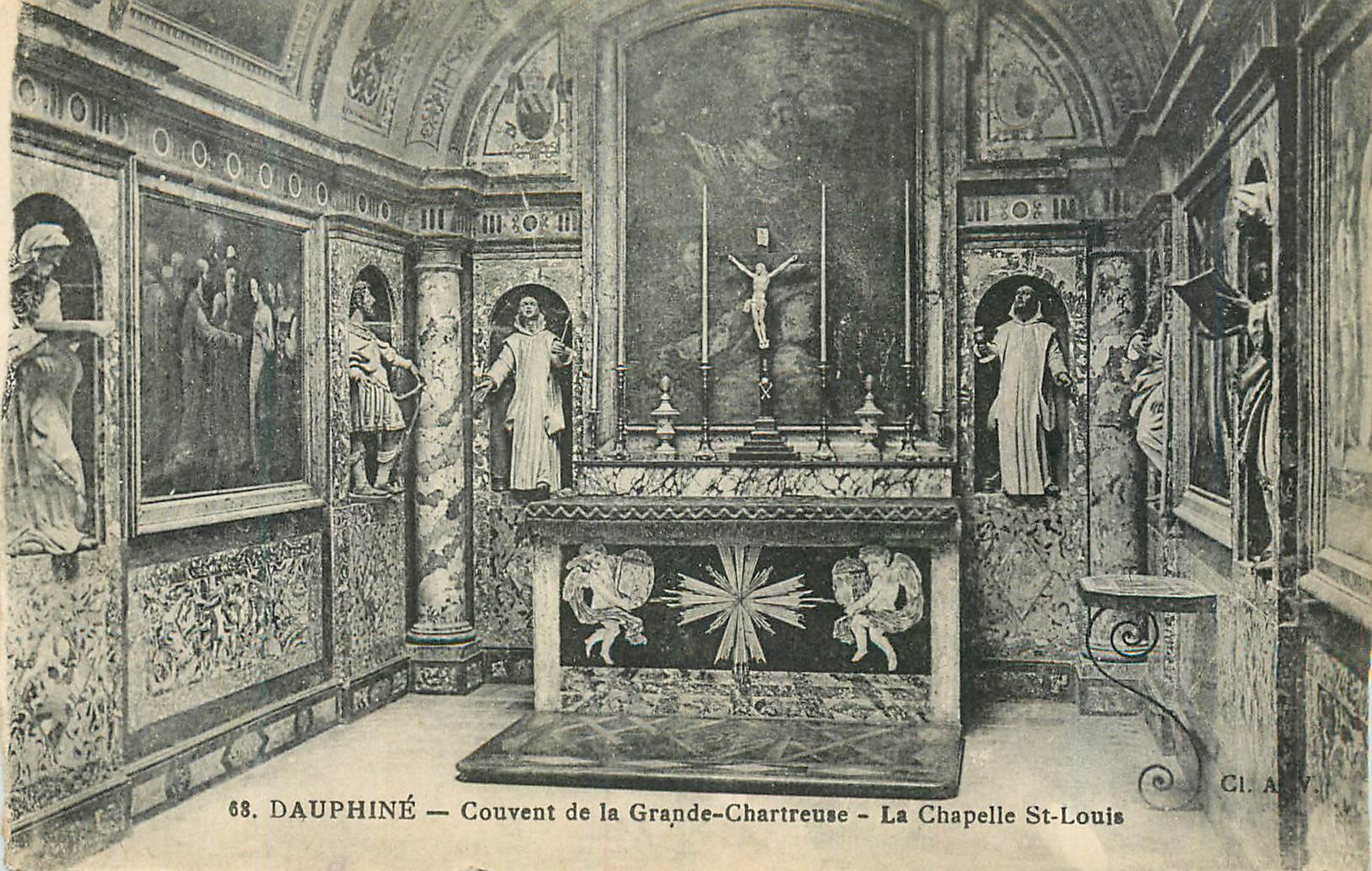 Dauphiné — Couvent de la Grande-Chartreuse — La Chapelle St-Louis — Cl. A. V.