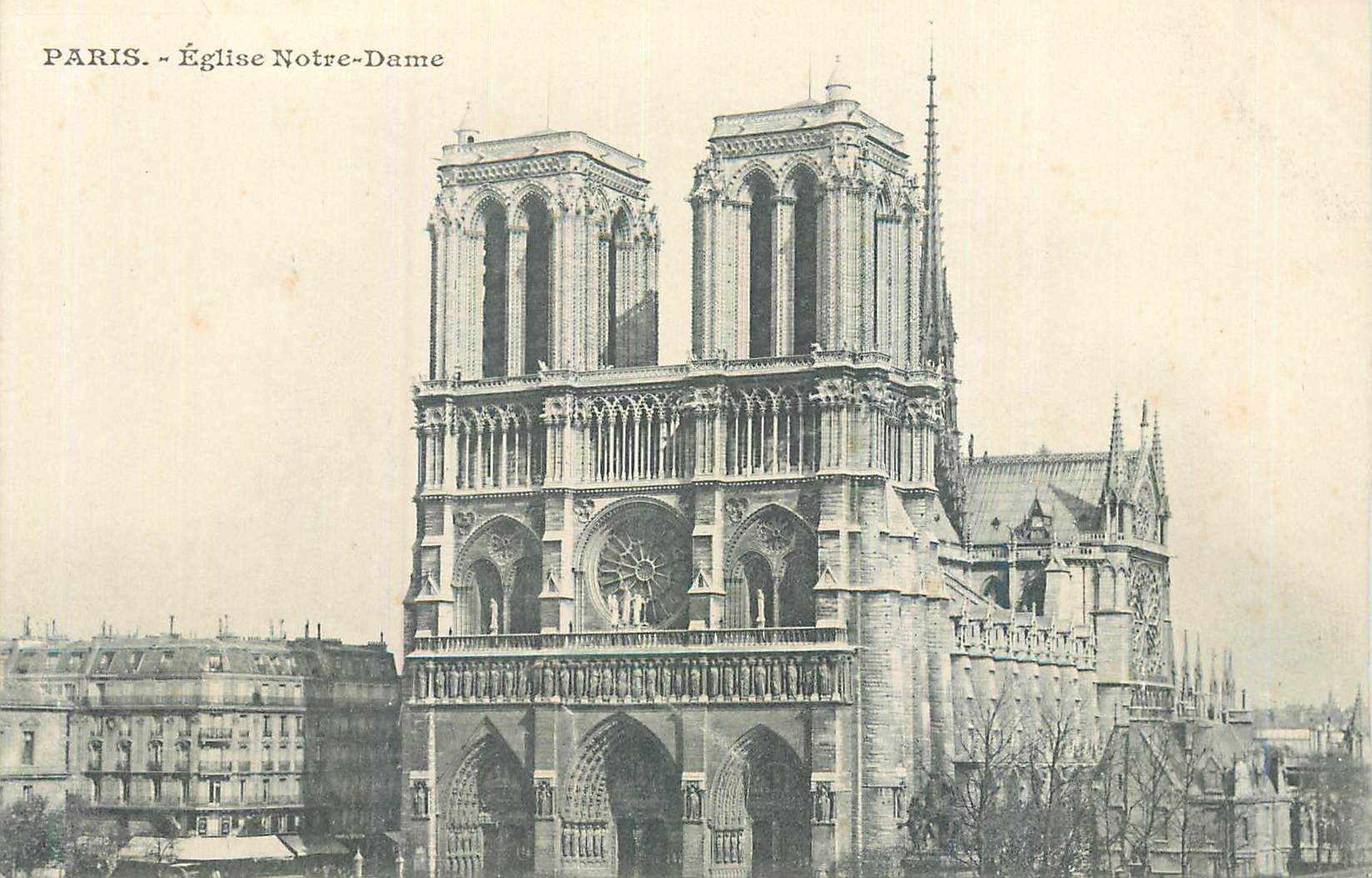 CPA Paris Elgise Notre Dame