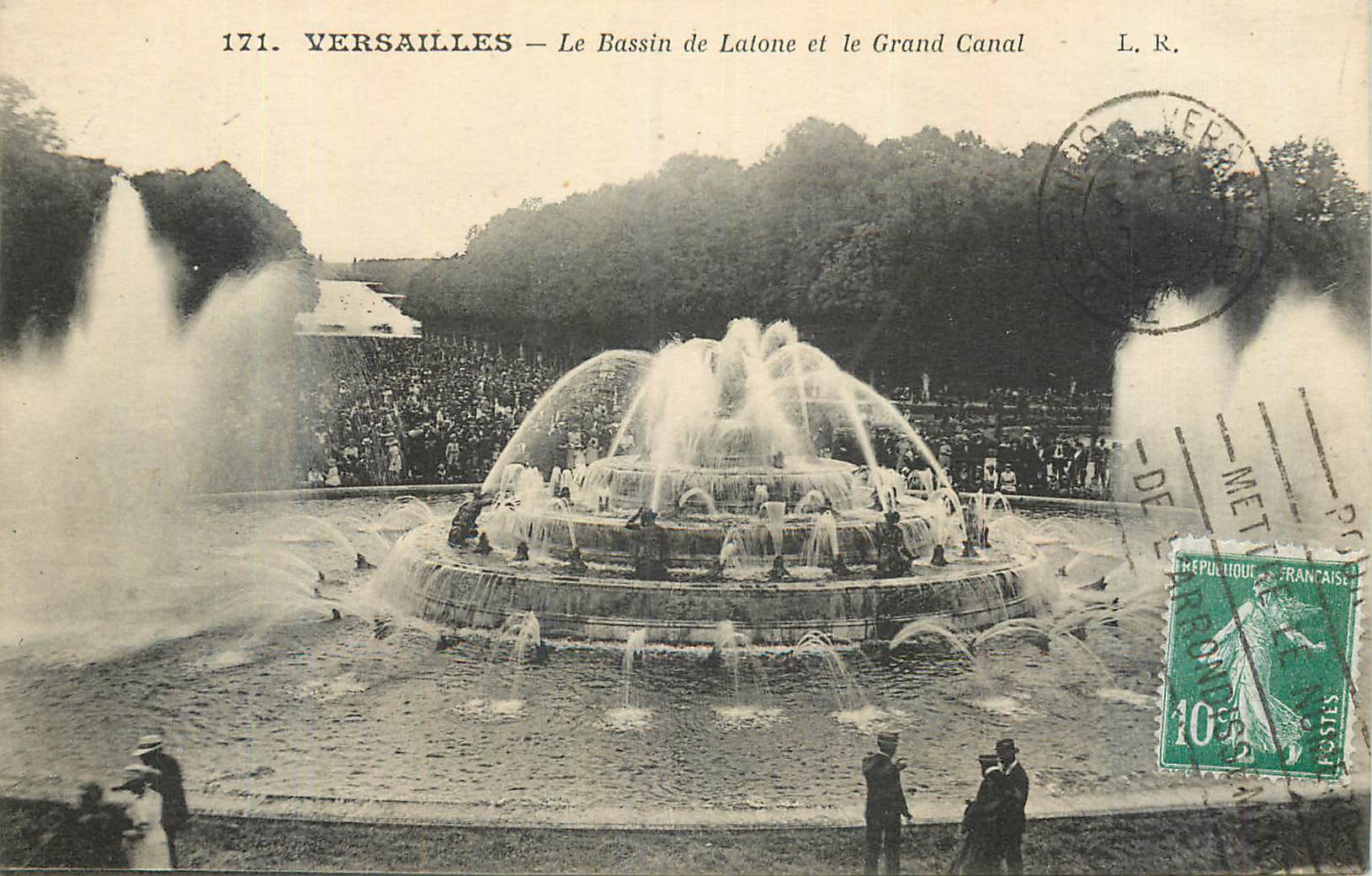 CPA Versailles Le Bassin de Latone et le Grand Canal