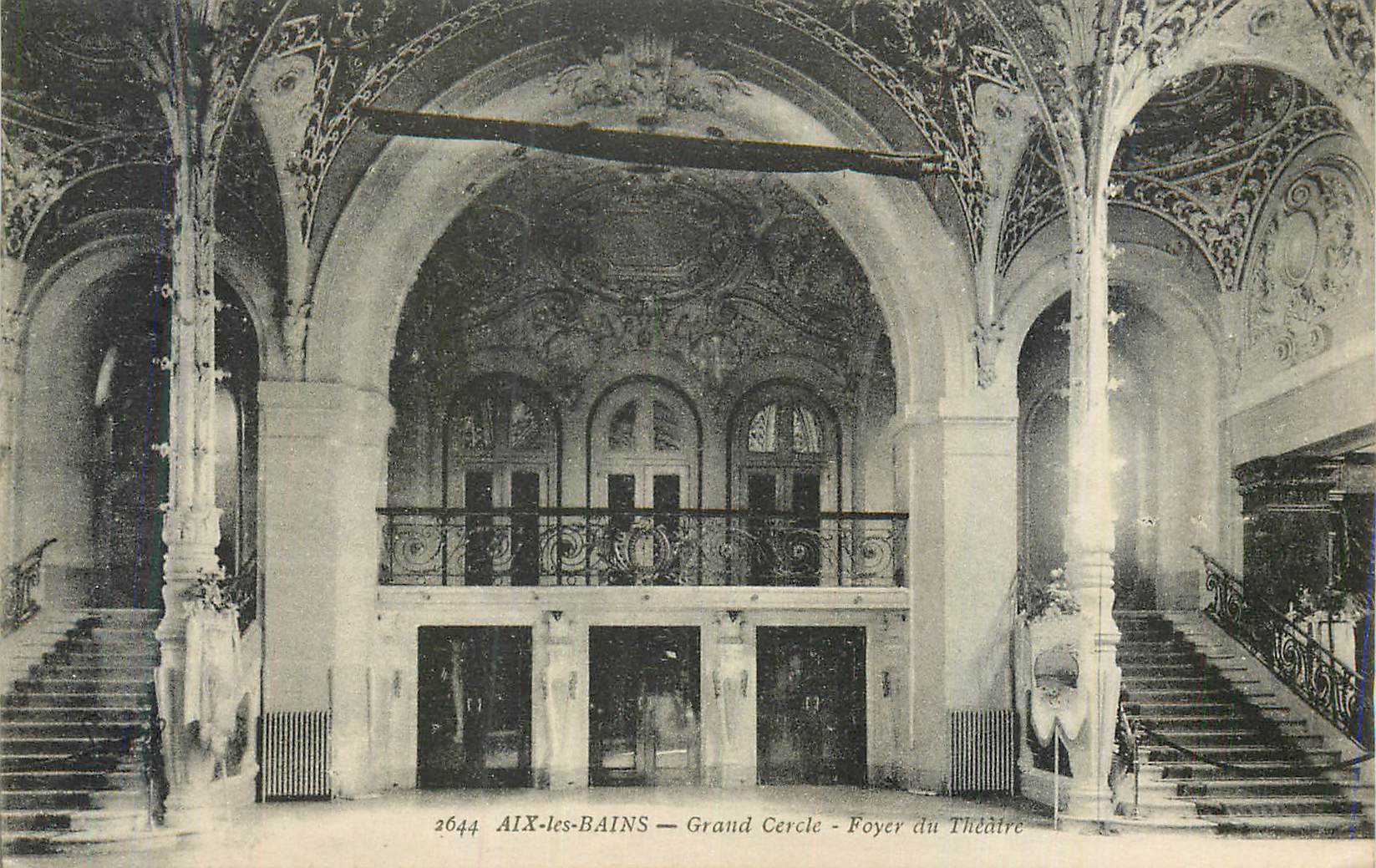 CPA Aix les Bains Grand Cercle Foyer du Theatre