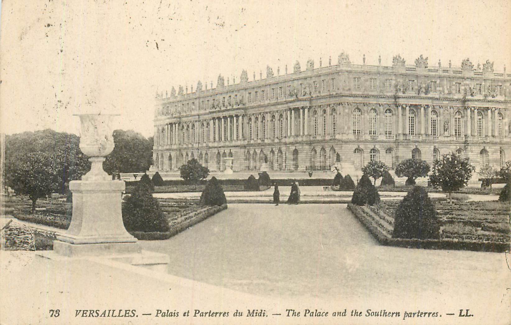 CPA Versailles Palais et Parterres du Midi