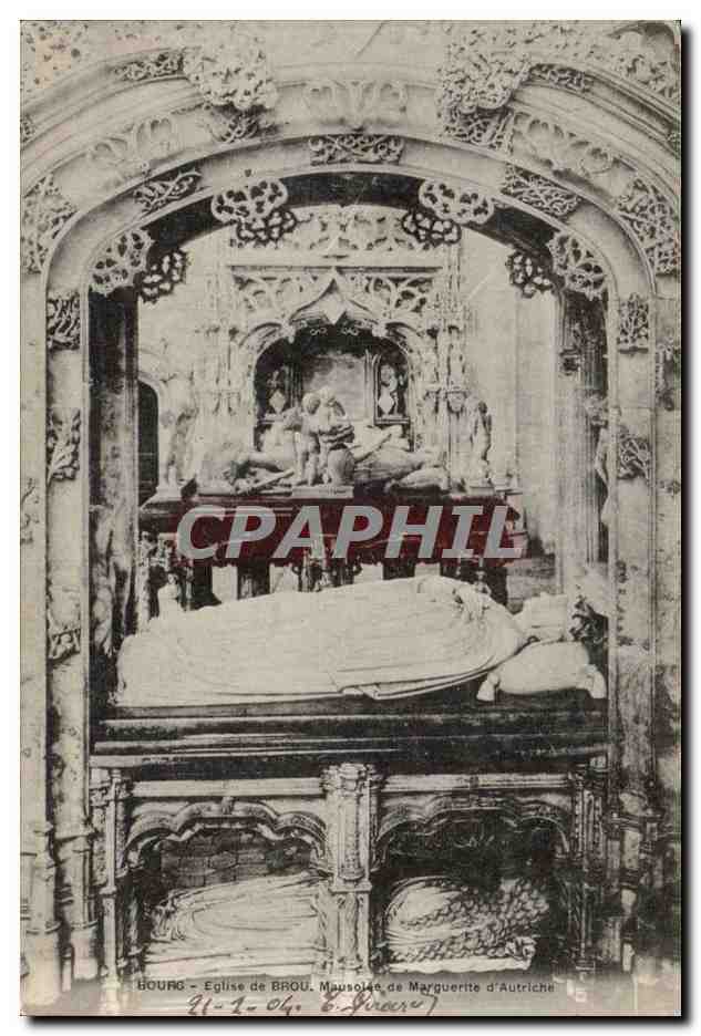 Bourges - Église de Brou. Mausolée de Marguerite d'Autriche