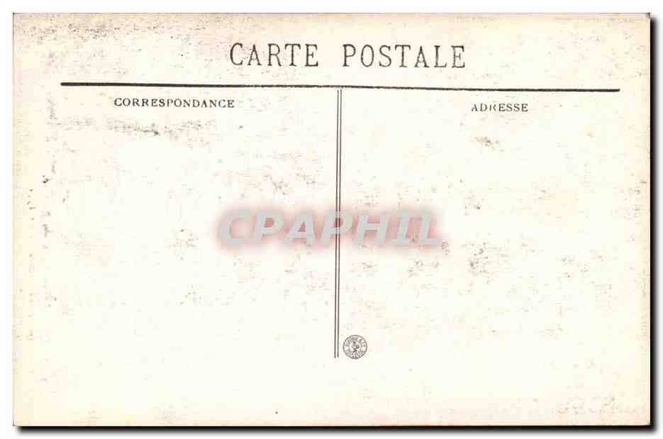 Marseille CPA Eglsie des reformes et monument des mobiles — Rückseite
