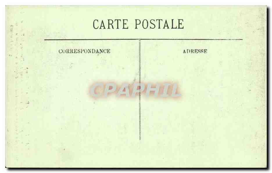 Marseille CPA le palais Longchamp Durance Vigne et le Ble — Rückseite
