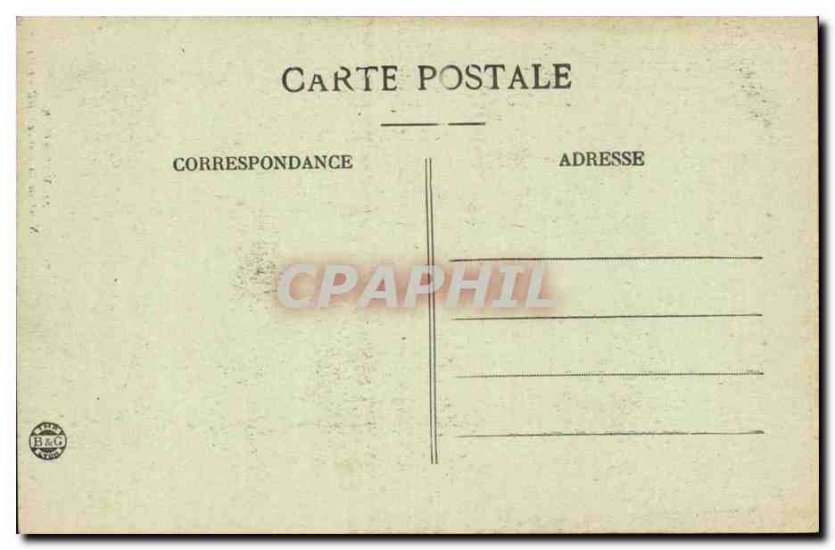 Marseille CPA Notre DAme de la Garde — Verso