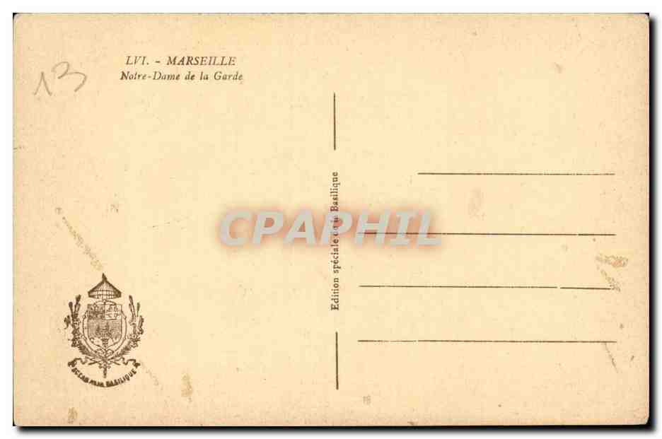 Notre-Dame de la Garde — Marseille — Édition spéciale du Basilique — Reverso