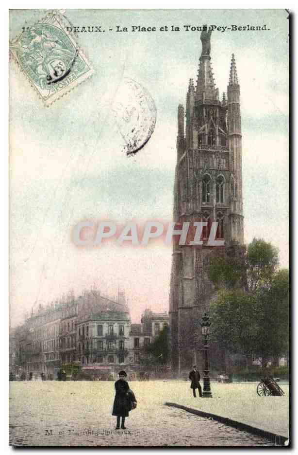 Déaux - La Place et la Tour Pey-Berland
